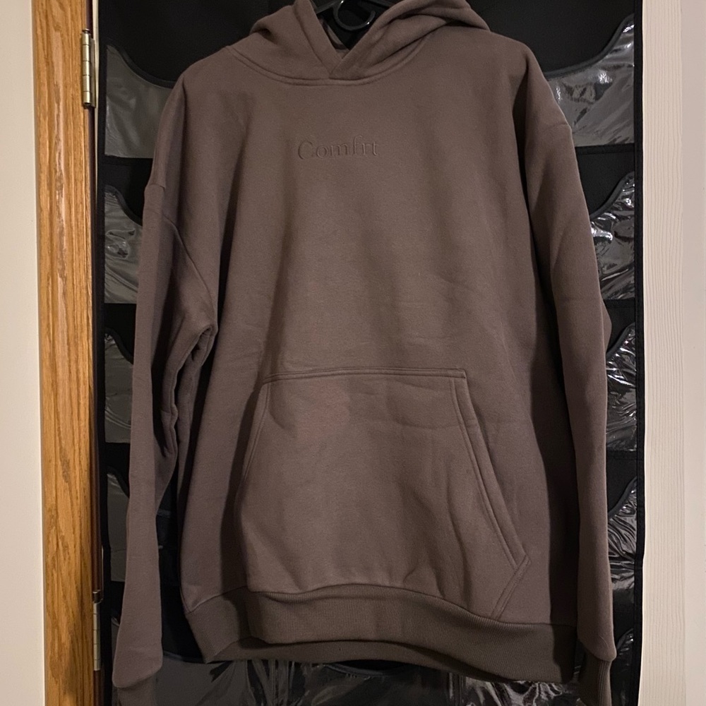 Comfrt Hoodie, Brown, XL